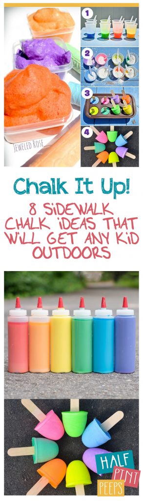 Chalk It Up! 8 Sidewalk Chalk Ideas That WIll Get Any Kid Outdoors| Sidewalk Chalk, DIY Sidewalk Chalk, Homemade Sidewalk Chalk Recipes, Chalk Recipes for Kids, DIY Sidewalk Chalk for Kids, How to Make Your Own Sidewalk Chalk, Popular Pin