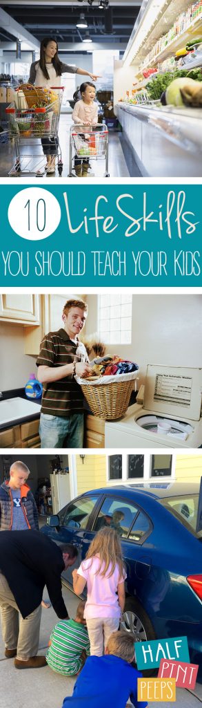 10 Life Skills You Should Teach Your Kids. Life Skills to teach your Kids, Kid Stuff, Life Hacks, Life Skills, Parenting, Parenting Tips. #kidstuff #parenting #parentinghacks #kids