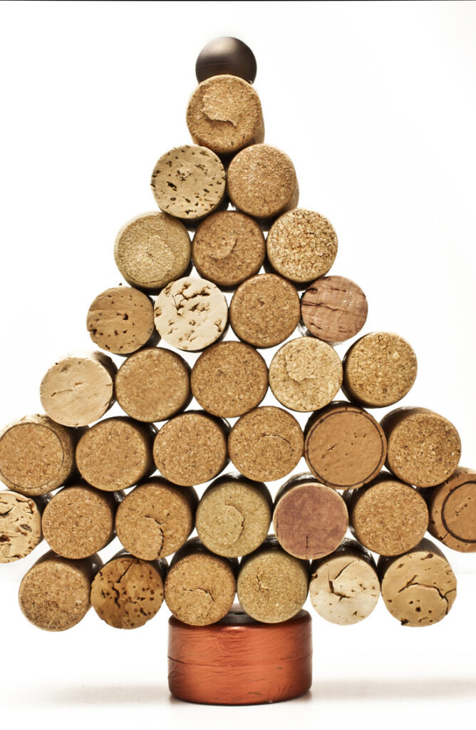Wine Cork Christmas tree crafts