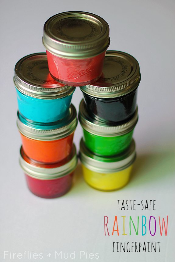 Make Your Own Homemade Finger Paint | Half Pint Peeps