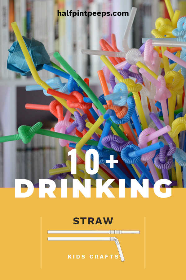 10 + Drinking Straw Kids Crafts Half Pint Peeps