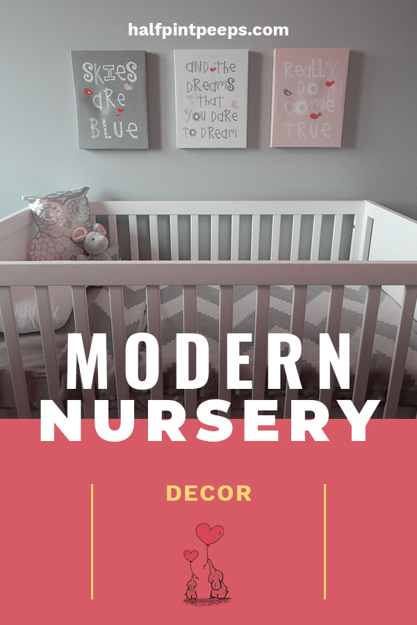 Modern Nursery Decor Half Pint Peeps