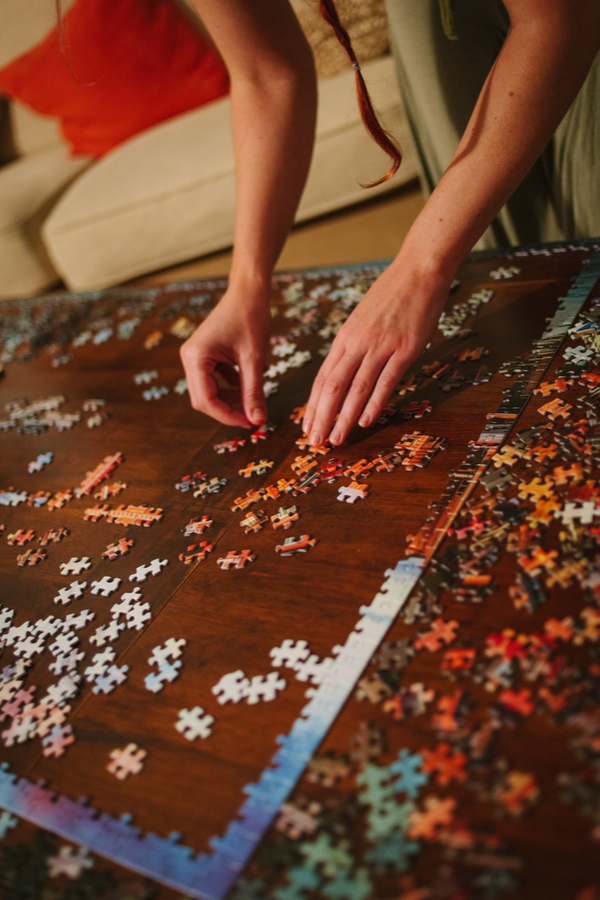 If you're looking for things to do with your kids during Christmas break, you're in the right spot! You don't have to go outside to have fun. Pick your favorite puzzle and put it together as a family. 