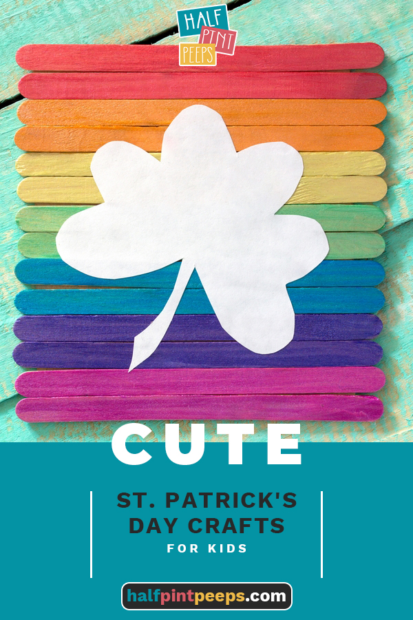 Make your child feel lucky (even if you aren't Irish) with these holiday crafts for kids. From leprechauns to clovers, we have ideas from toddlers on up! Keep the kids occupied with some fun St. Patrick's Day crafts! #craftsforkids #holidaycrafts #stpatricksdaycrafts