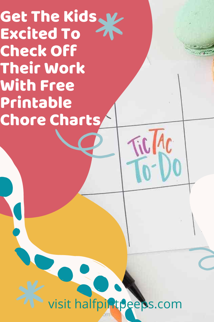 Teaching kids about the responsibilities of the household chores is a critical factor in them developing their own sense of duty and responsibility. Chore charts make that so much easier and fun, too. With these free printable chore charts, you are already there! #halfpintpeepsblog #chorecharts #kids