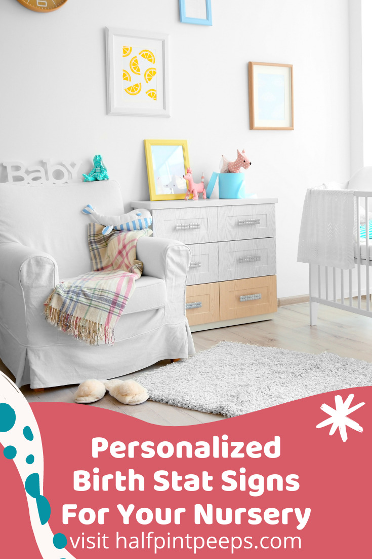 Looking for a personalized touch for your baby's nursery. Birth stats nursery decor is exactly what you need. Show off your baby's debut with cute signs you will love to display.