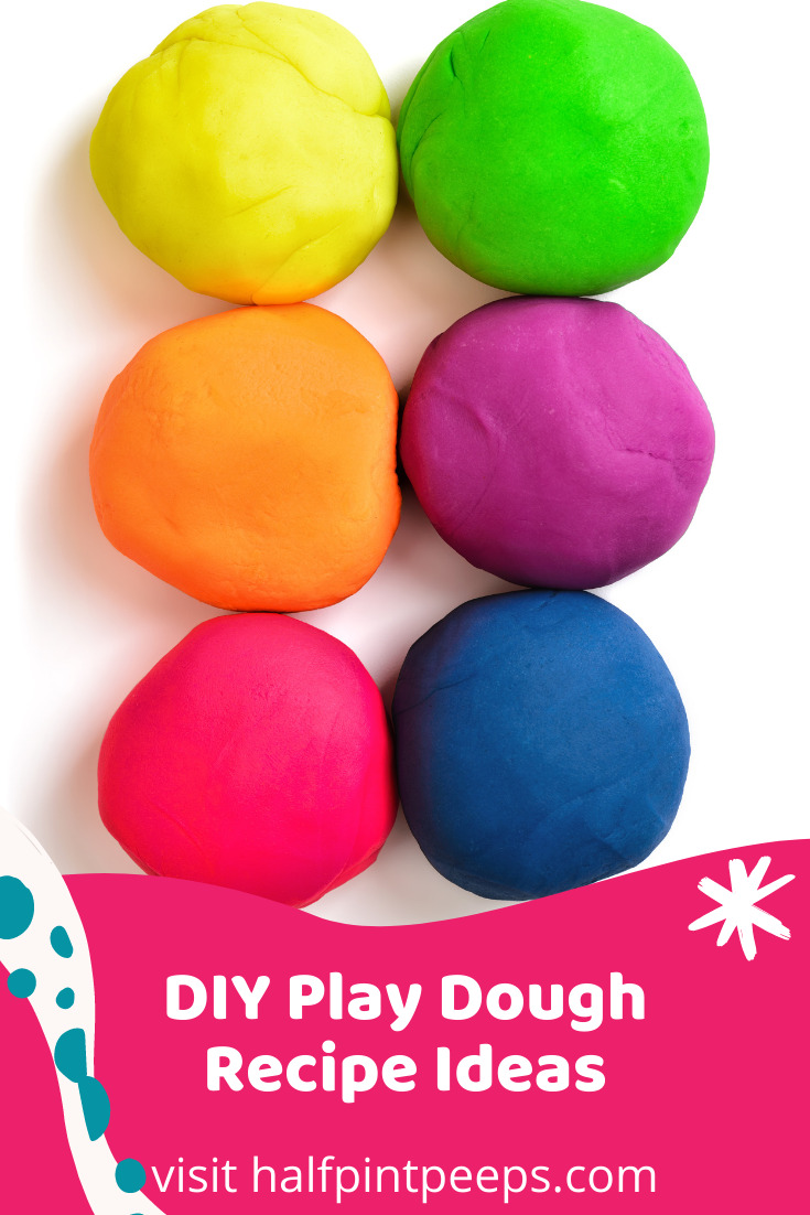 Easy Homemade Play Dough Recipes: DIY - Kid Stuff - Halfpintpeeps.com