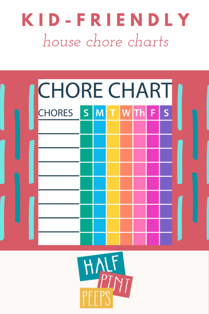 Chore Chart Ideas For Kids: Cleaning - Kid Stuff - Halfpintpeeps.com