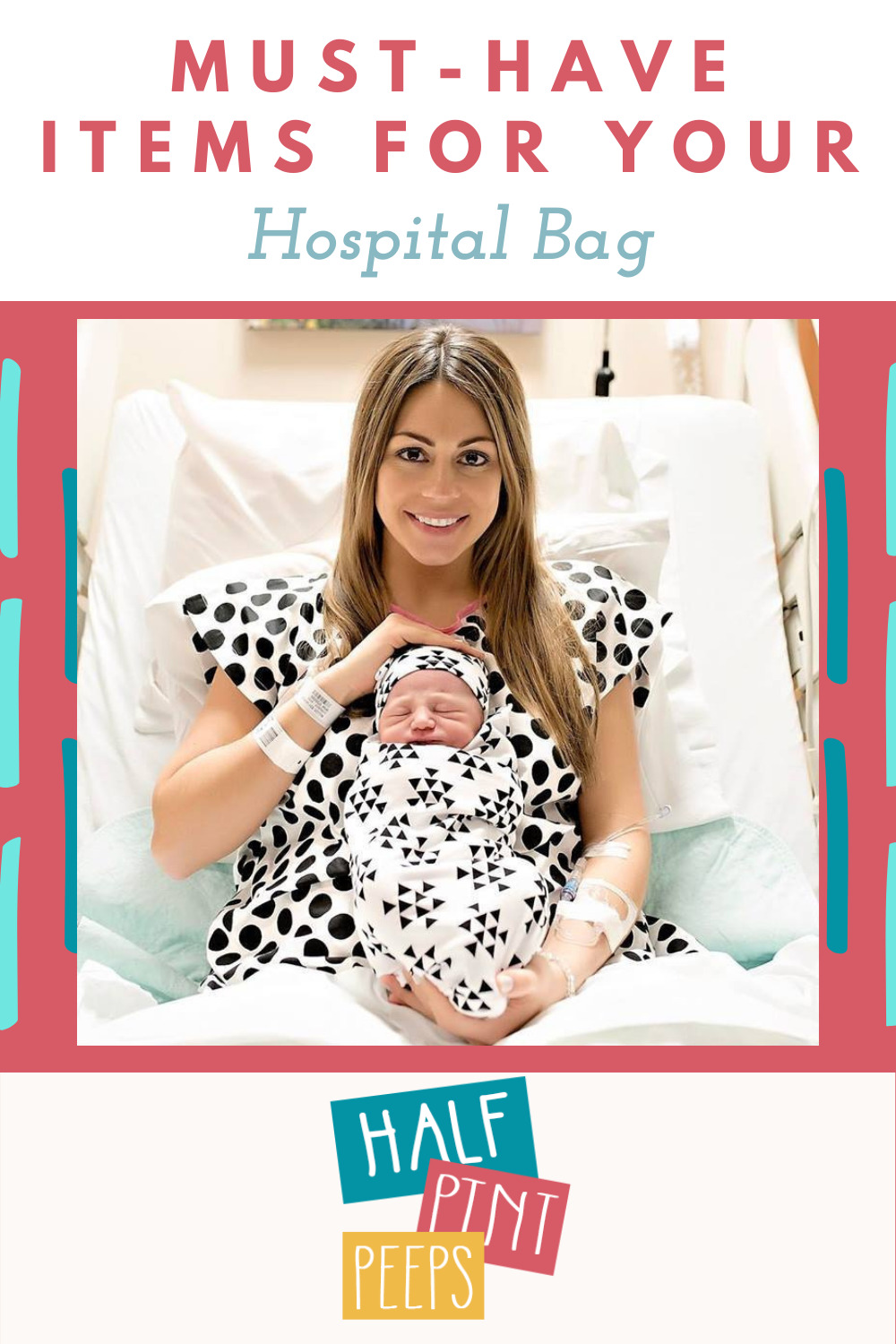 Halfpintpeeps.com makes parenting easy. Check out all the things you should know if you're about to be a new mom or dad! Don't forget these essentials in your hospital bag!