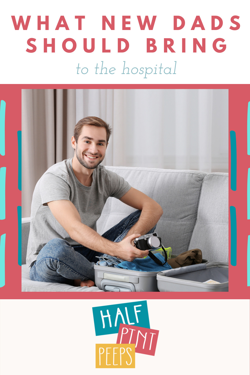 Halfpintpeeps.com is the best place to go to make parenting easier! Find tips and tricks to take answer all of your questions. If you're an expecting parent, make sure you read this list of items a new dad needs at the hospital.